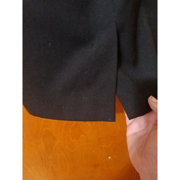 Jacqueline Ferrar Womens Size 8 Pencil Skirt Poly And Woll Blend Slit  #k126 - Picture 4 of 4